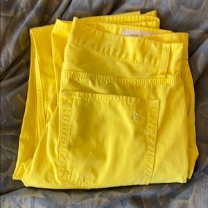 Neon yellow rag & bone khakis size 32
